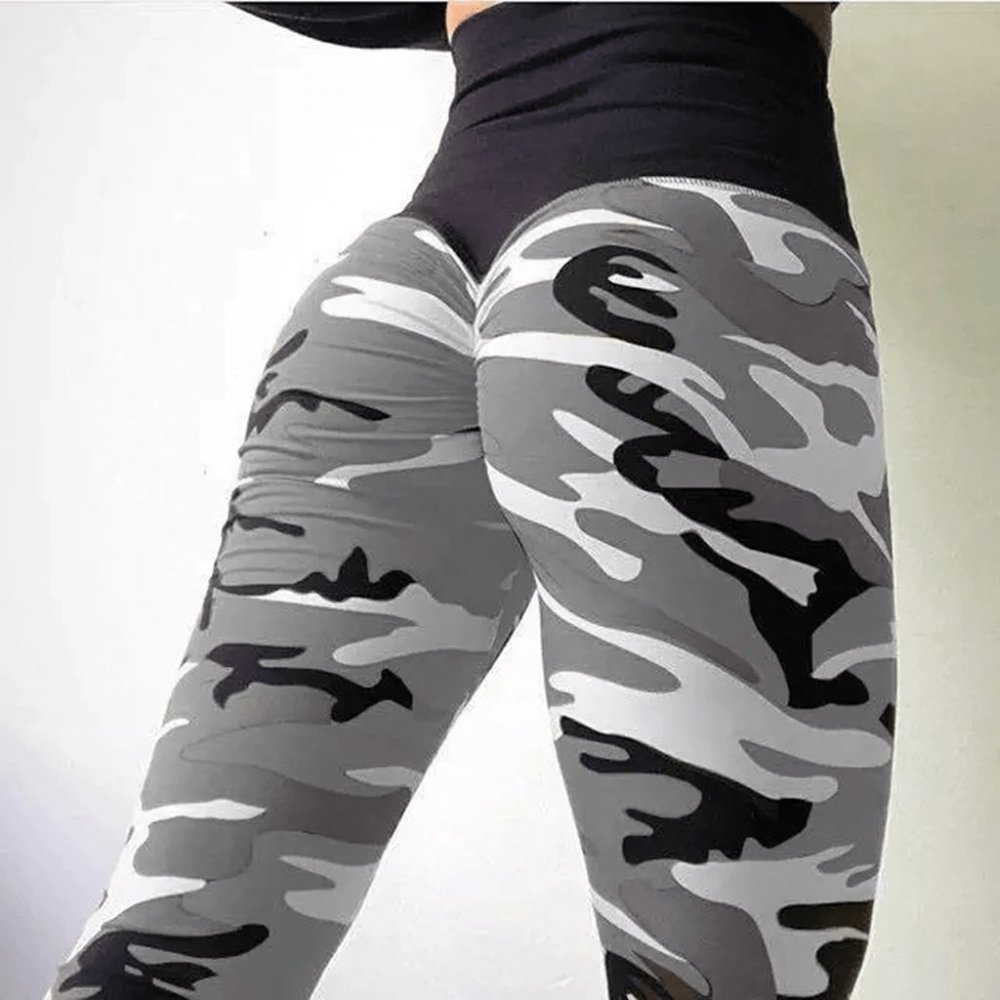 New Camouflage Scrunch Back Leggings. - Picture 2 of 9